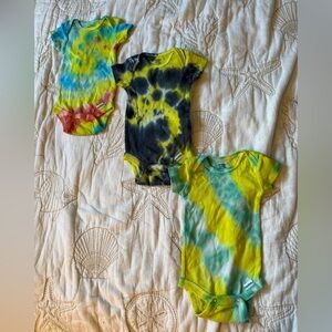 Gerber Tie-Dye Kids One Pieces - Multicolor